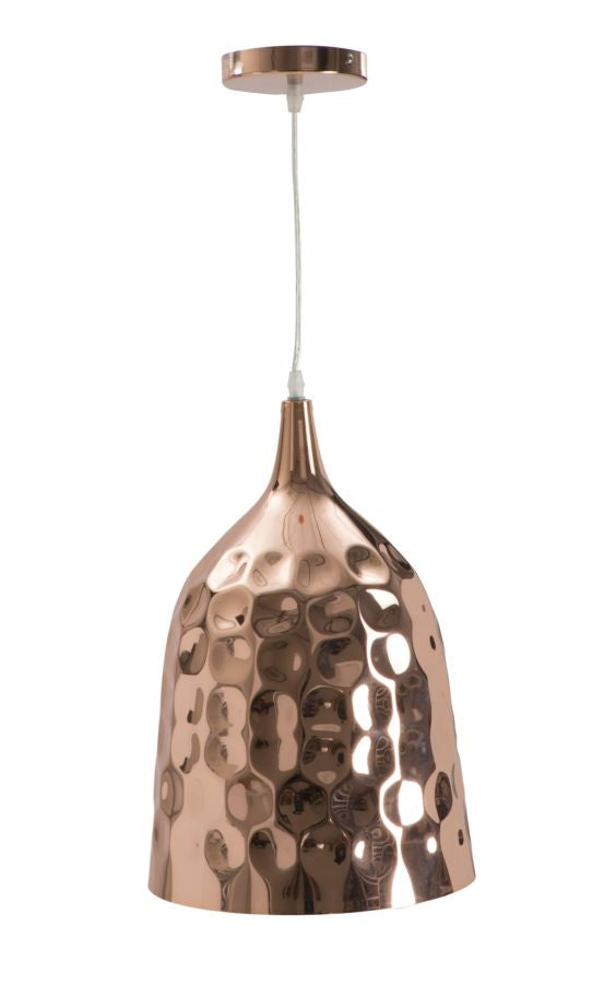 Cone Pendelleuchte Kupferoptik 44 cm Metall – Moderne Hängelampe