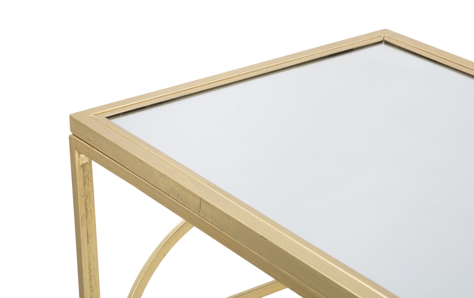 Konsole Geometria Gold Metall Glas Modern Design
