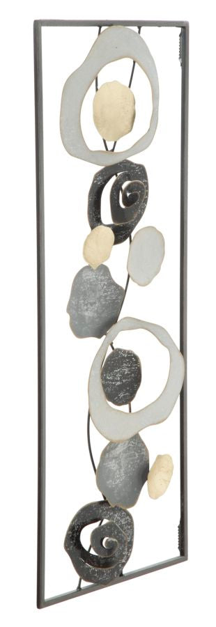 Wandpanel Dixy Metall 3D Wanddeko modernes Design 74cm