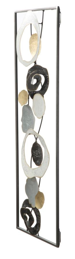 Wandpanel Dixy Metall 3D Wanddeko modernes Design 74cm