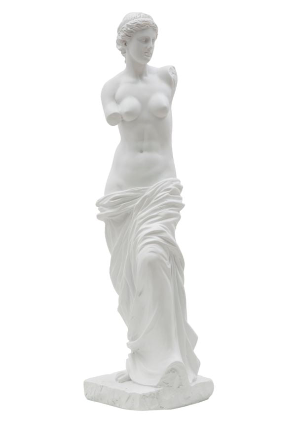 Statue Aphrodite Weiß Skulptur 49cm Klassische Dekofigur Resin