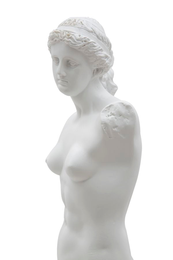 Statue Aphrodite Weiß Skulptur 49cm Klassische Dekofigur Resin