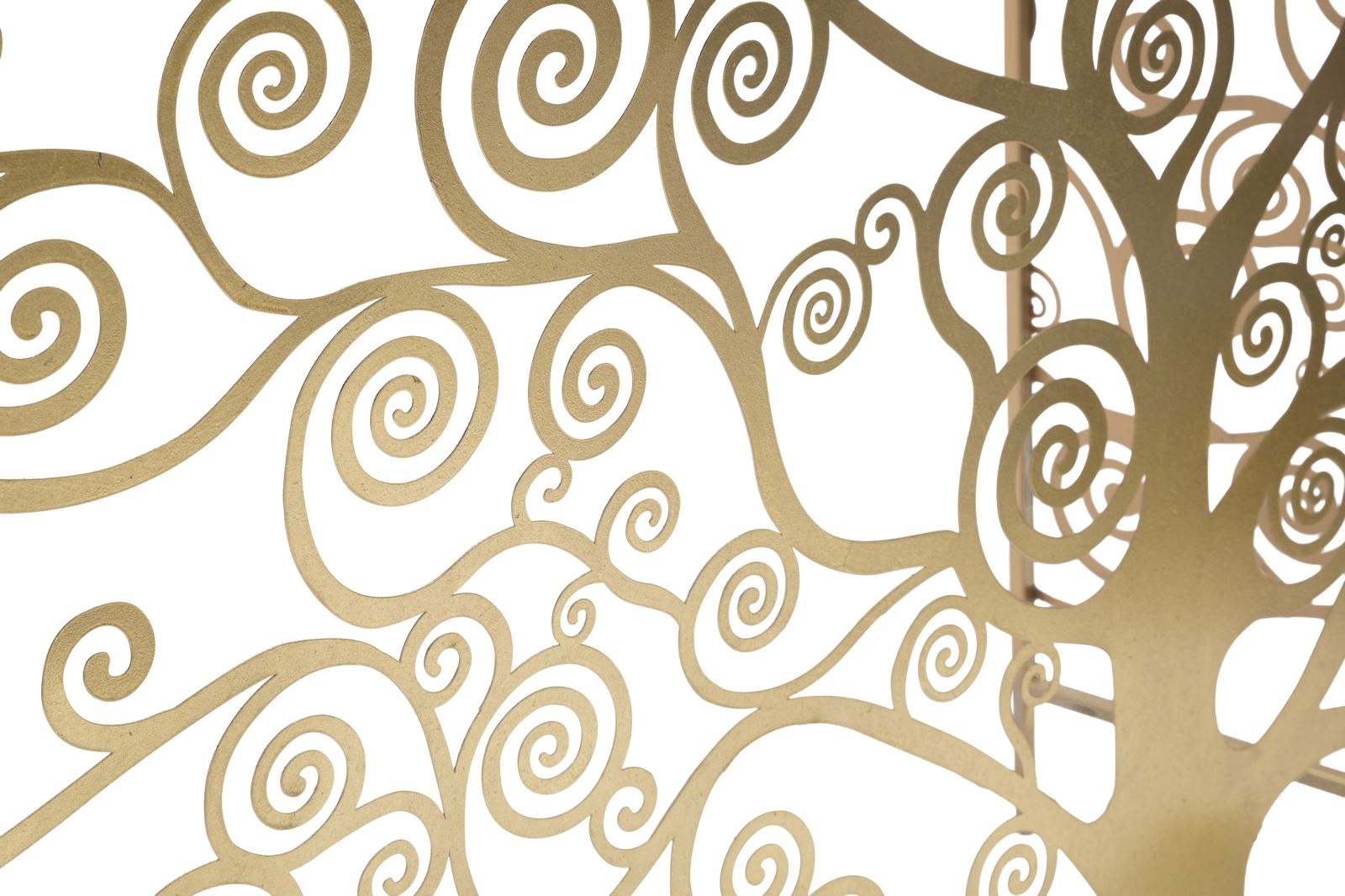Konsole Vitanova Lebensbaum Design Gold Metall Glas