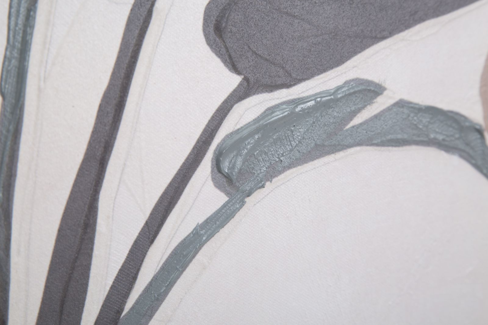 Wandbild Lady C mit Panther 80x100cm – Boho Leinwandkunst in Naturtönen