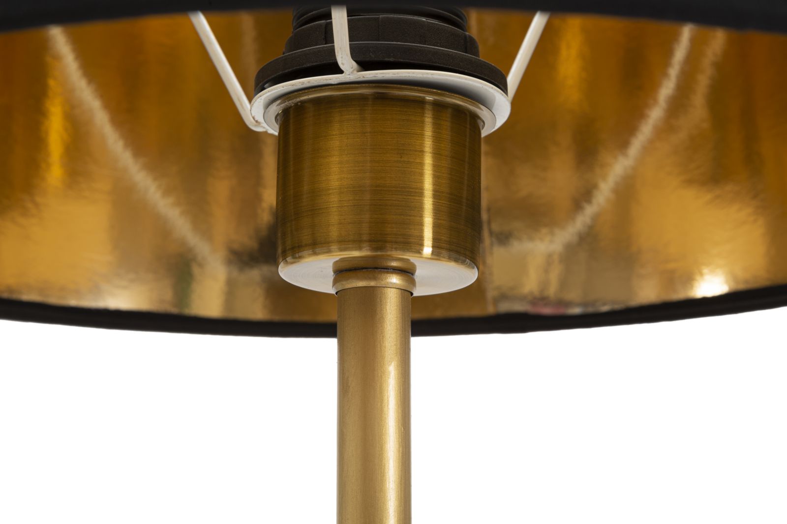 Parrot Luxe Tischlampe Goldene Papageien Ø30x62cm Glam Design