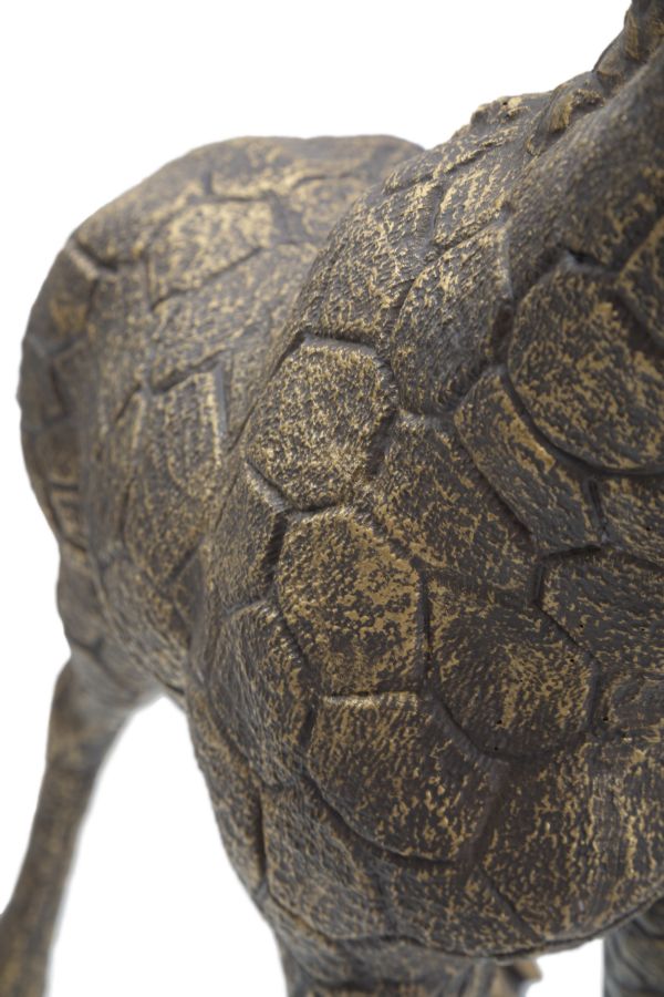 Giraffa Luxe Tischlampe Giraffe Figur Resina Metall 80cm