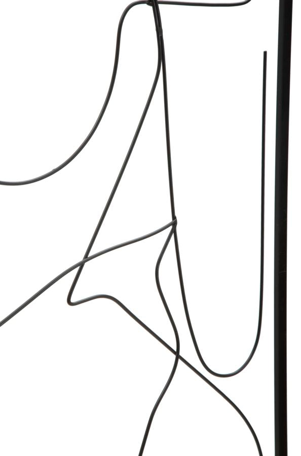 Exklusives Wandbild Set Body Art – Handgefertigte Eisenkunst 50x100 cm – 2er Set Schwarz