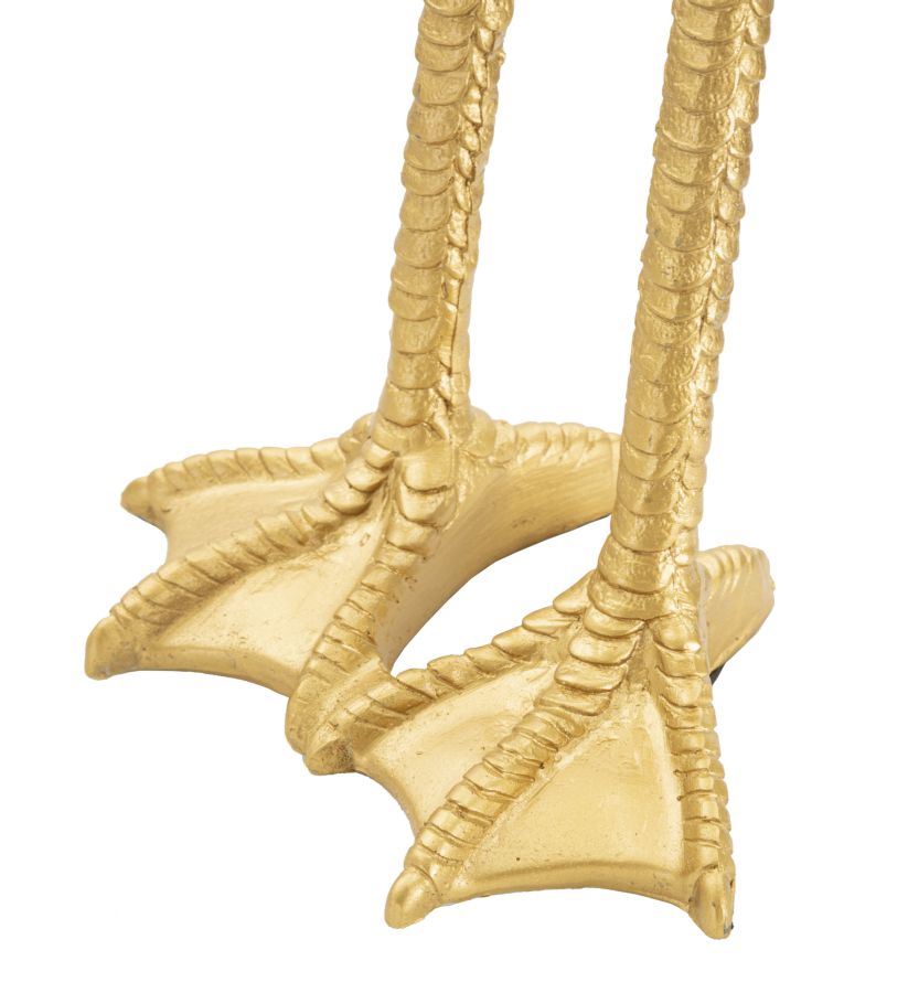 Flaminga Glow Tischlampe Flamingo Figur Gold 59cm Glam Design