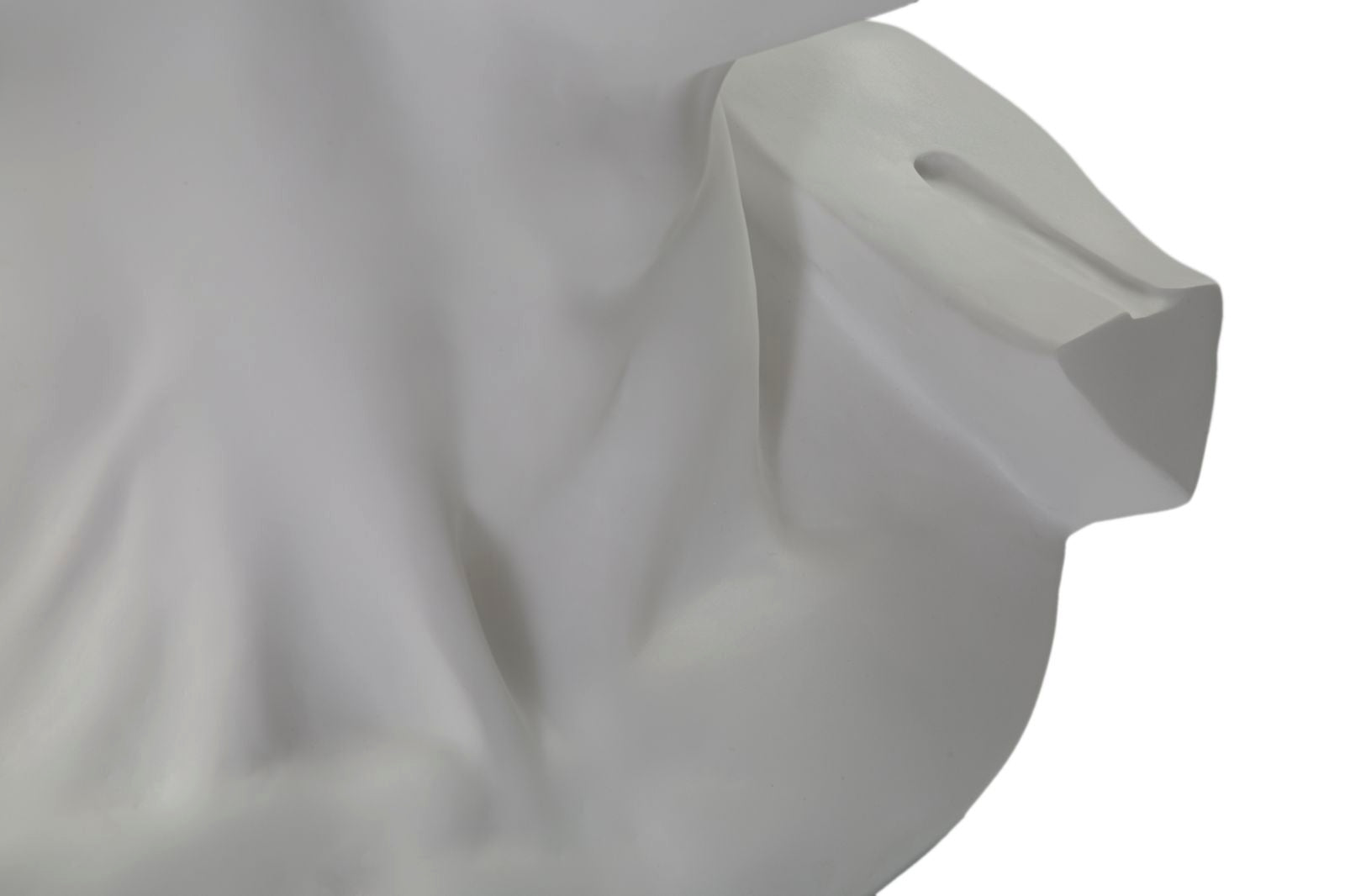 Deko Büste David Groß Weiß Skulptur 60cm Klassisch Resin Figur