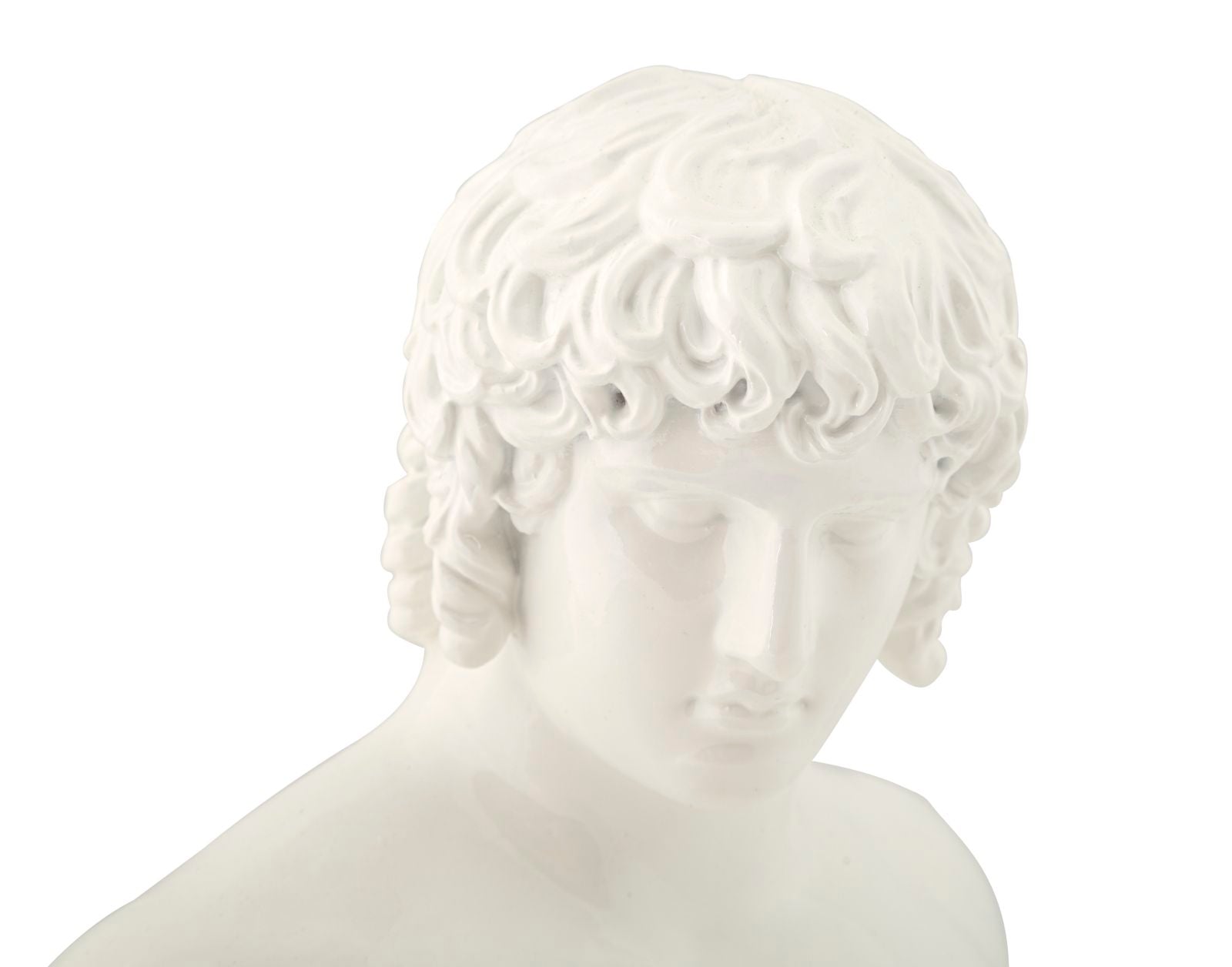 Büste Centurio Weiß Skulptur 25cm Klassisch Resin Dekofigur