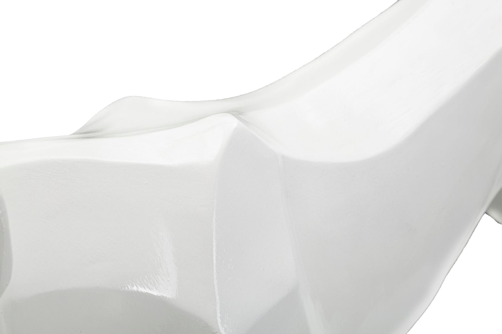 Dekofigur Panther Weiß 70cm Moderne Tier Skulptur Resin