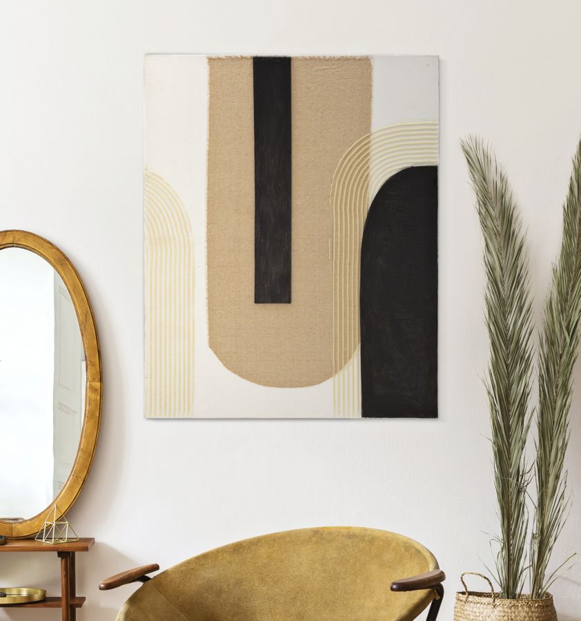 Lofty Wandbild Modern Boho Chic Leinwand 80x100 cm