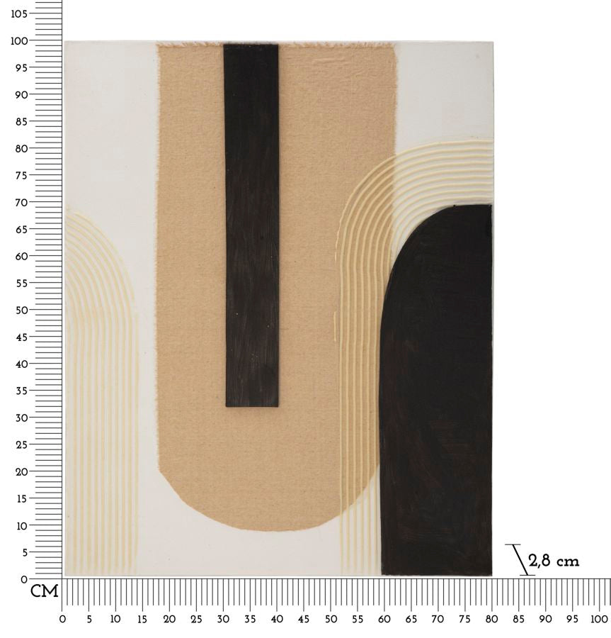 Lofty Wandbild Modern Boho Chic Leinwand 80x100 cm