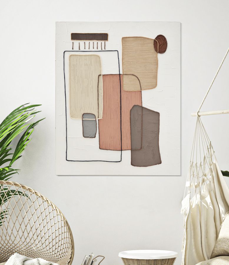 Wandbild Paint B Leinwand Boho Chic Modern Abstrakt