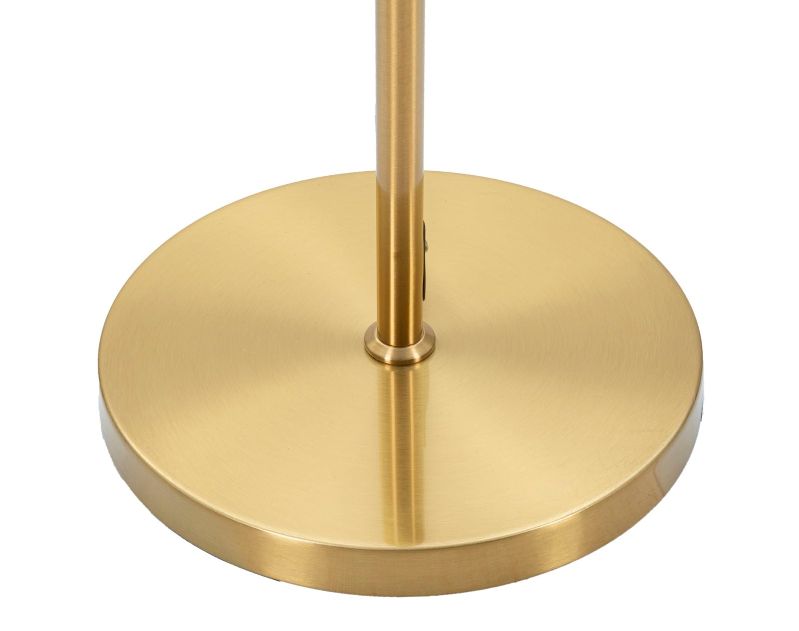 Glamy Stehlampe 2-flammig 168 cm – Moderne Wellenform-Leuchte in Gold mit Glaskugeln