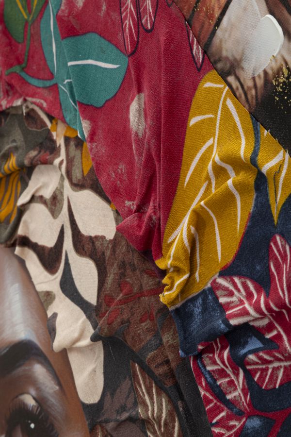 Alexandra Grace Wandbild Porträt auf Leinwand mit Holzrahmen 92x122 cm