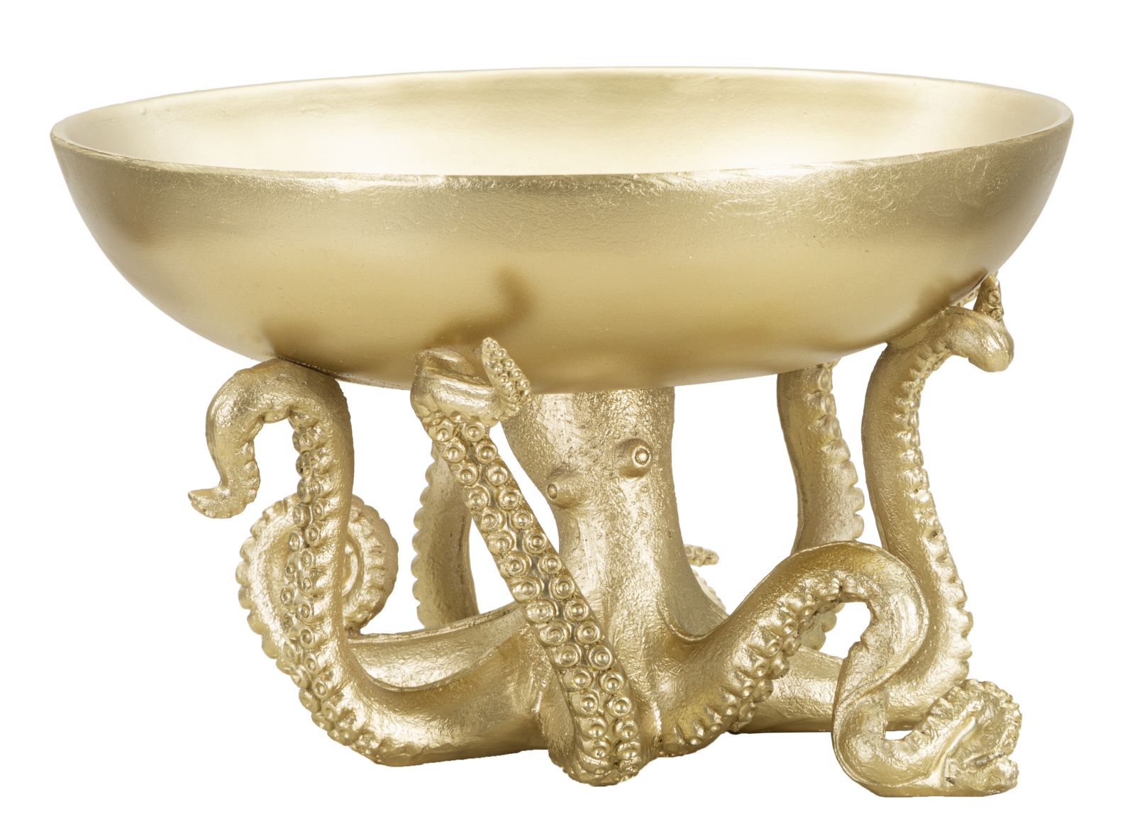 Decorative bowl Octopus Gold Bowl Glam 30cm