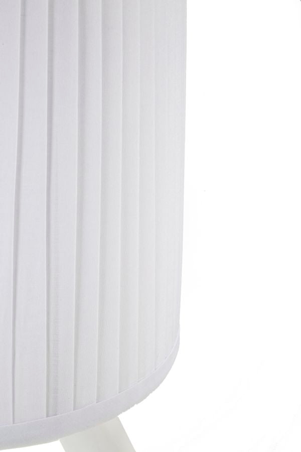 Ballett Tischlampe Gold 62,5 cm mit Stoffschirm – Glamour Wohnaccessoire