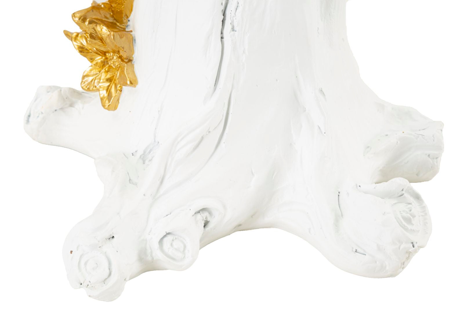 Papagei Tischlampe Gold 50,5 cm mit schwarzem Stoffschirm – Glamour Wohnaccessoire