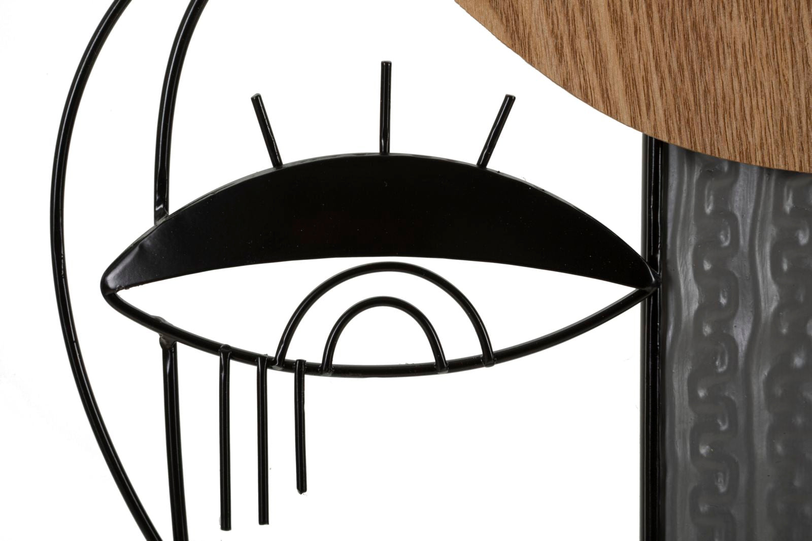 Picassy Stehlampe Ø 38 x 162 cm aus Eisen, MDF & Stoff – Modernes Lichtobjekt