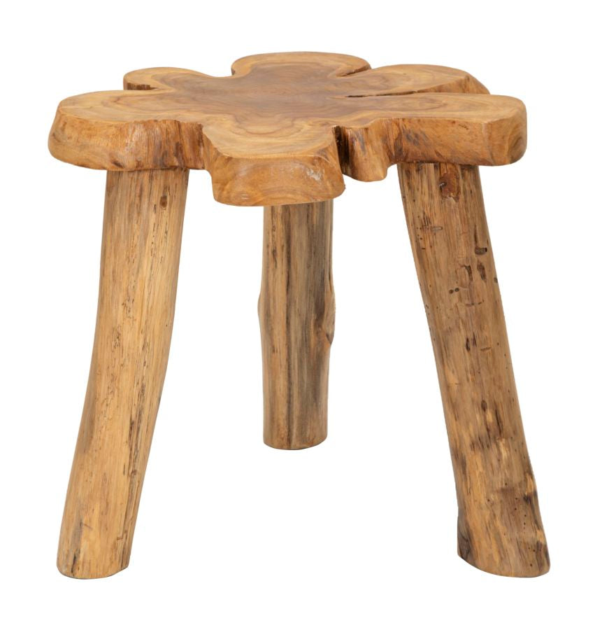 Beistelltisch Bintang Teak Holz Boho Chic Handgefertigt Natur