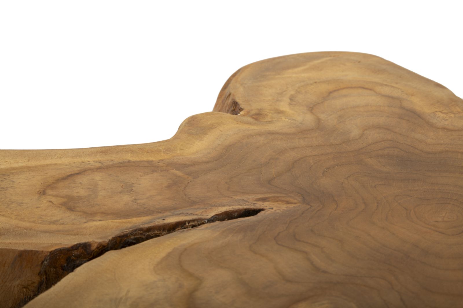 Beistelltisch Bintang Teak Holz Boho Chic Handgefertigt Natur