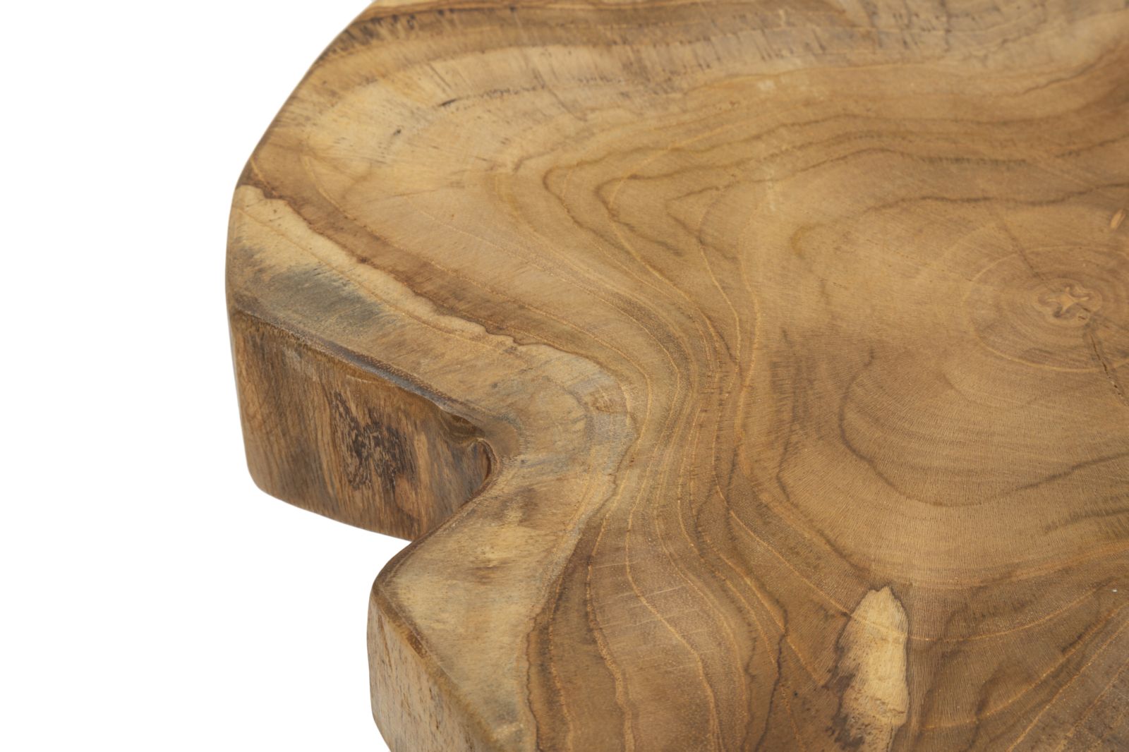 Beistelltisch Kursi Teak Holz Boho Chic Natur Unikat Handgefertigt