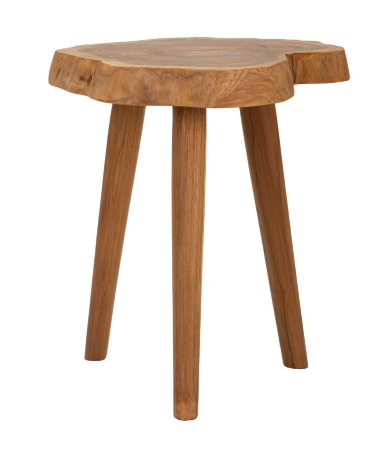 Beistelltisch Bintang Teak Holz Boho Chic Handgefertigt Natur