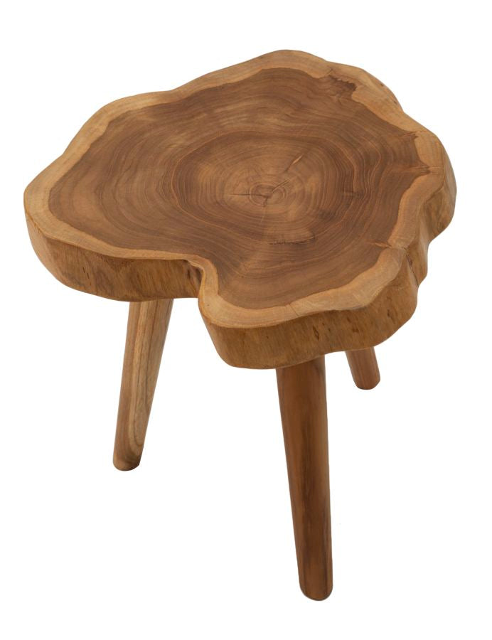 Hocker Budut Teak Holz Natur Boho Chic Handgefertigt