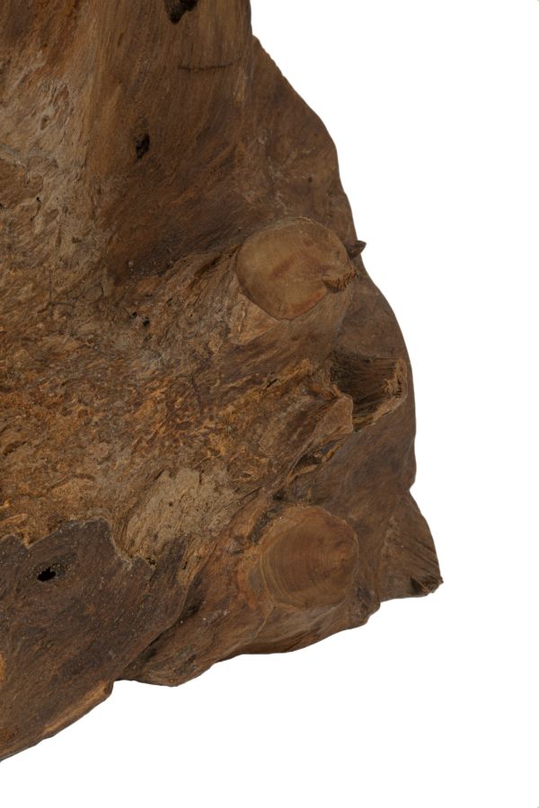 Beistelltisch Jamet Teak Holz Boho Chic Natur Unikat Massiv