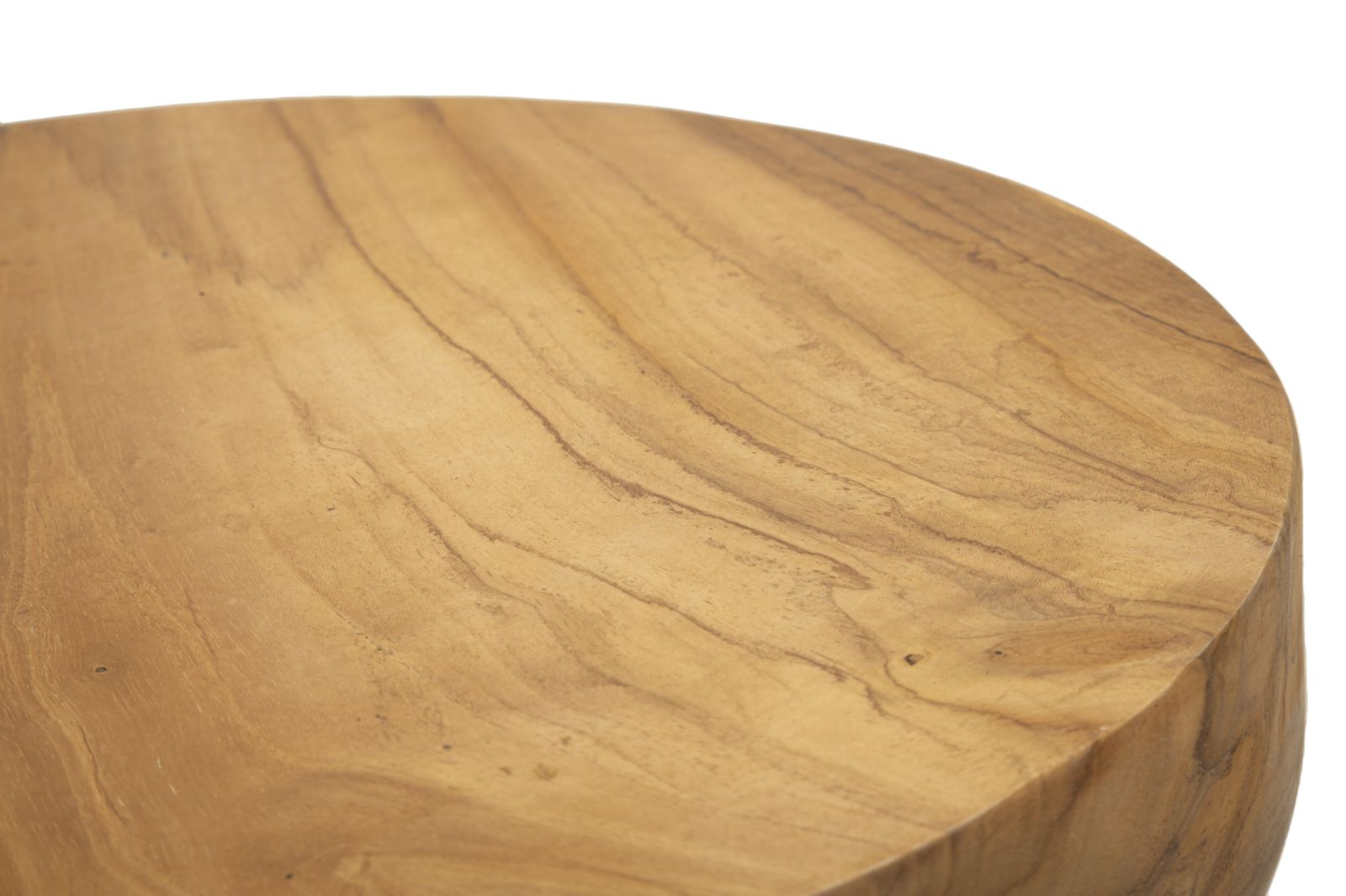 Beistelltisch Jamet Teak Holz Boho Chic Natur Unikat Massiv