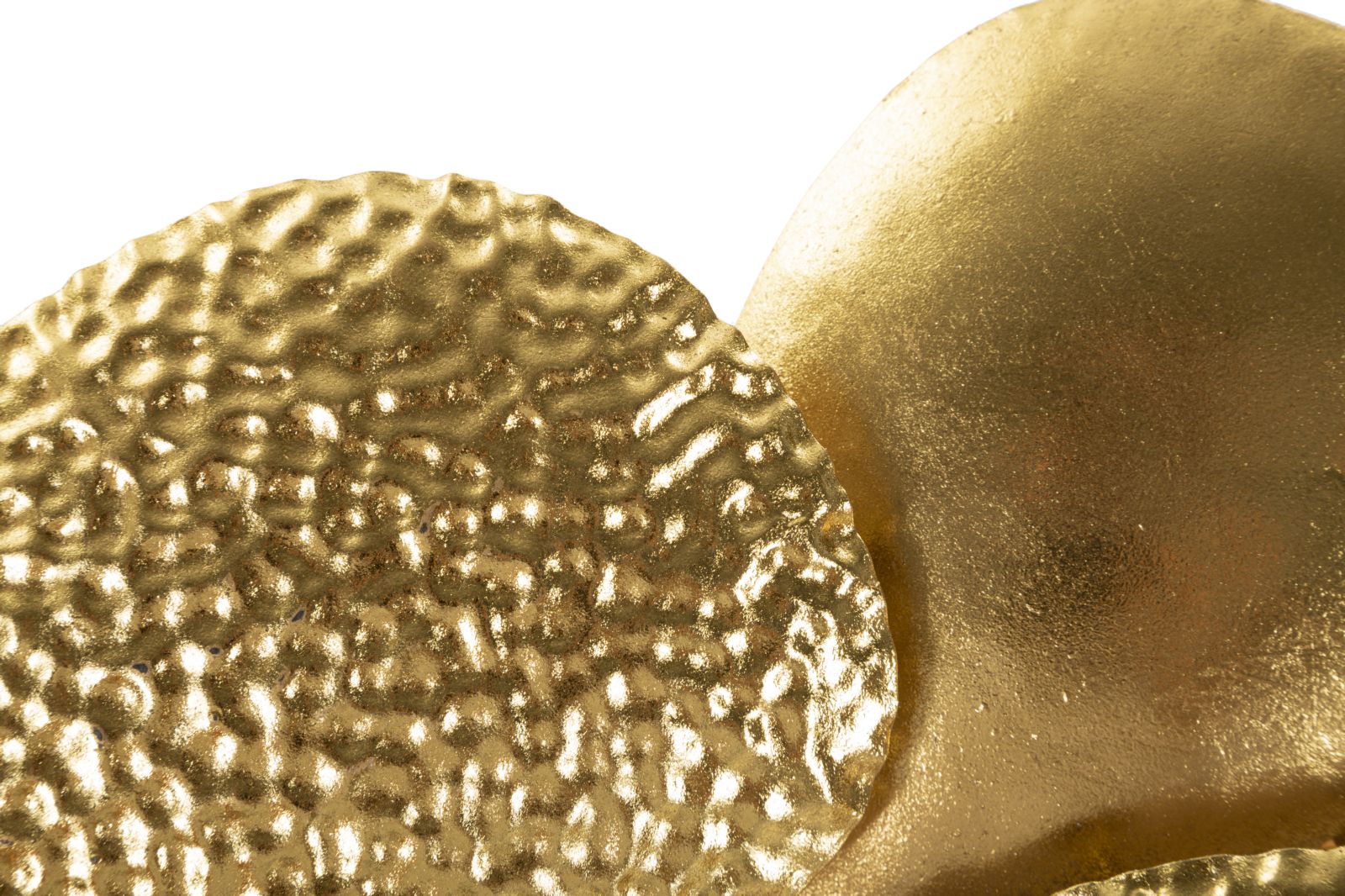 Shella Glow Wandleuchte Gold Metall 44x28cm Muscheloptik