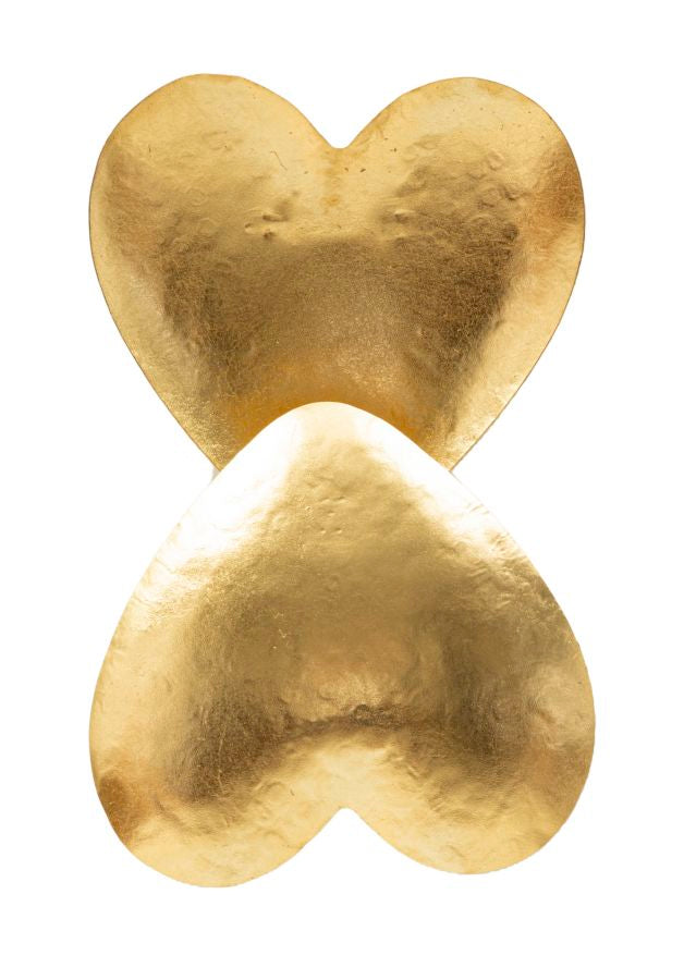 Goldy Heartlight Wandleuchte Herzform Gold Metall 25x24cm