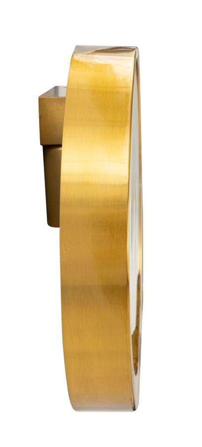 Marbella Glow Wandleuchte Glas Metall Marmoroptik 24x24cm