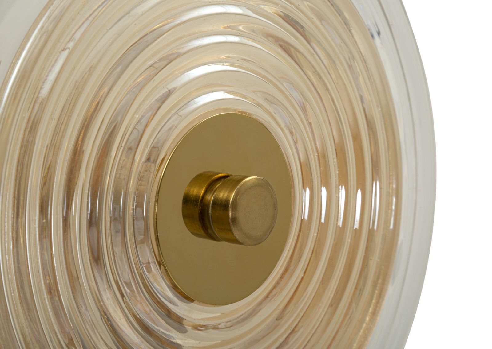 Venia Duo Wandleuchte Glas Metall Gold 25x52cm Glam