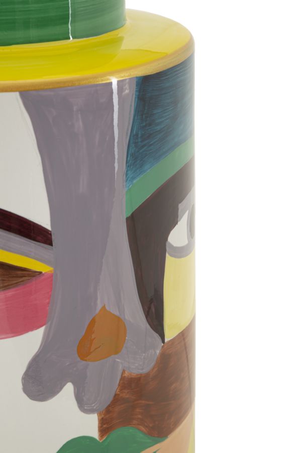 Tischlampe Piccassy Color 40x65 cm aus Keramik Metall Stoff