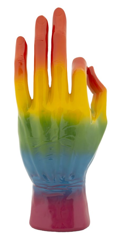Mano Rainbow Dekohand 16x10,5x36 cm