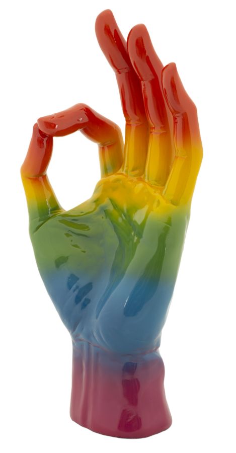 Mano Rainbow Dekohand 16x10,5x36 cm