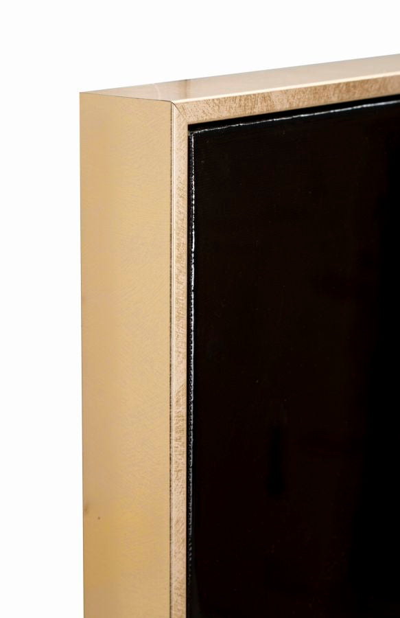 Marty Élite Wandbild 60x92 cm – Glamouröse Damenfigur auf Leinwand mit Perlenakzenten