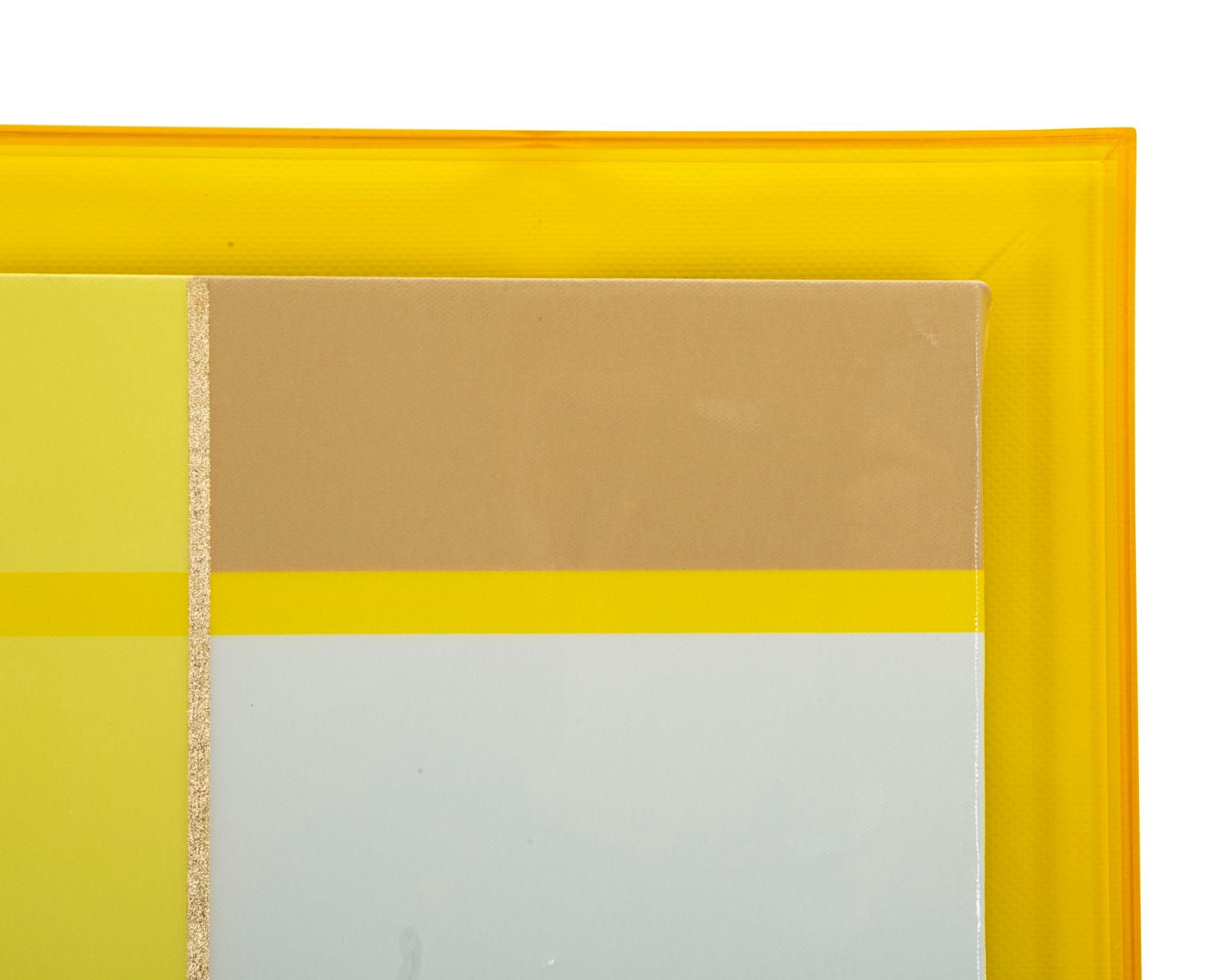 Acryl Wandkunst Laccato A mit Rahmen – Geometrisches Leinwandbild 60x80 cm