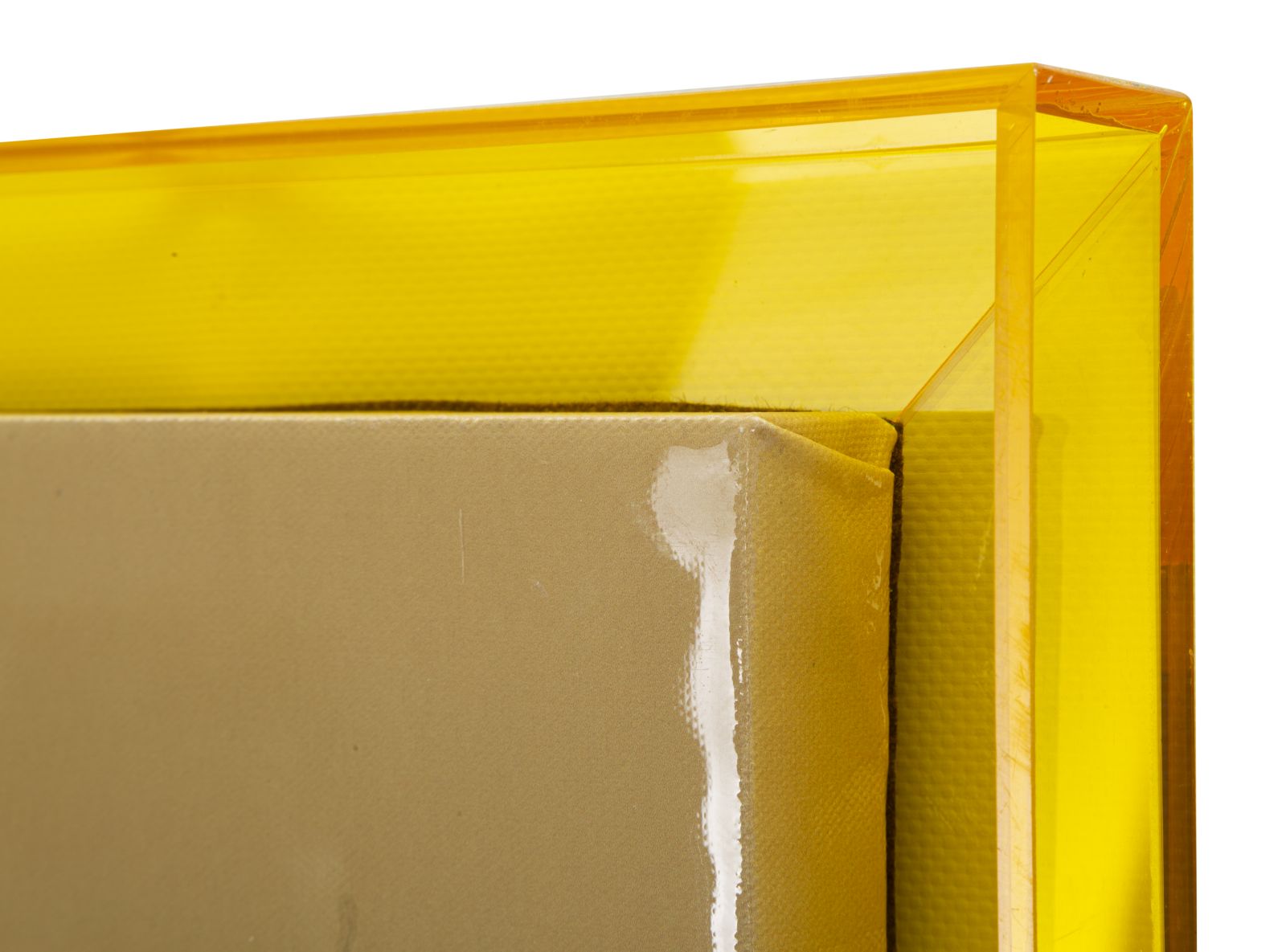 Acryl Wandkunst Laccato A mit Rahmen – Geometrisches Leinwandbild 60x80 cm