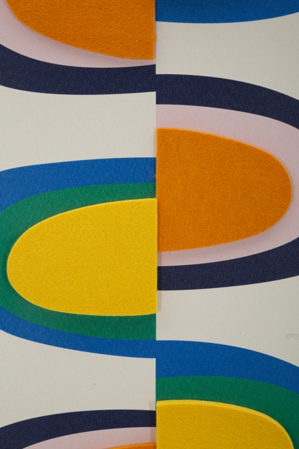 Pop Art Wandbild mit Neonrahmen – Modernes Design 50x70 cm