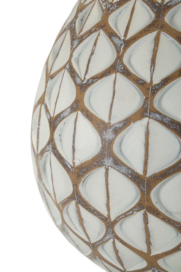 Tischlampe Tibet Design Resina Ø35 cm Modern Beleuchtung