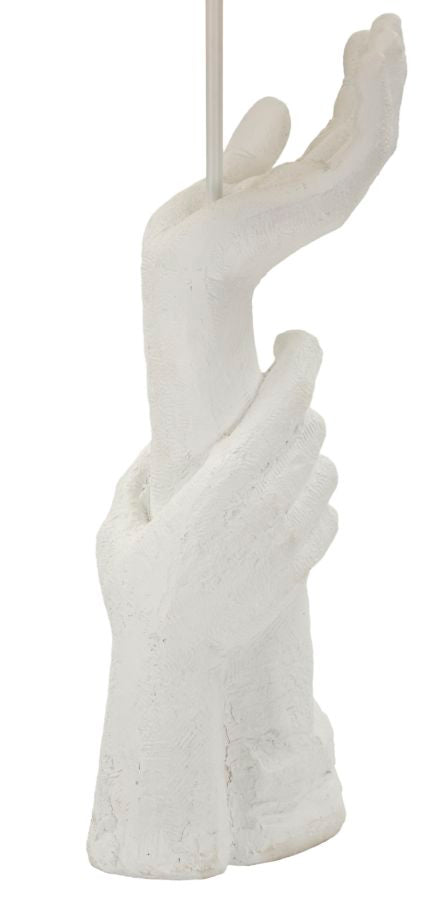 Tischlampe Life rund 35x93 cm aus Resin