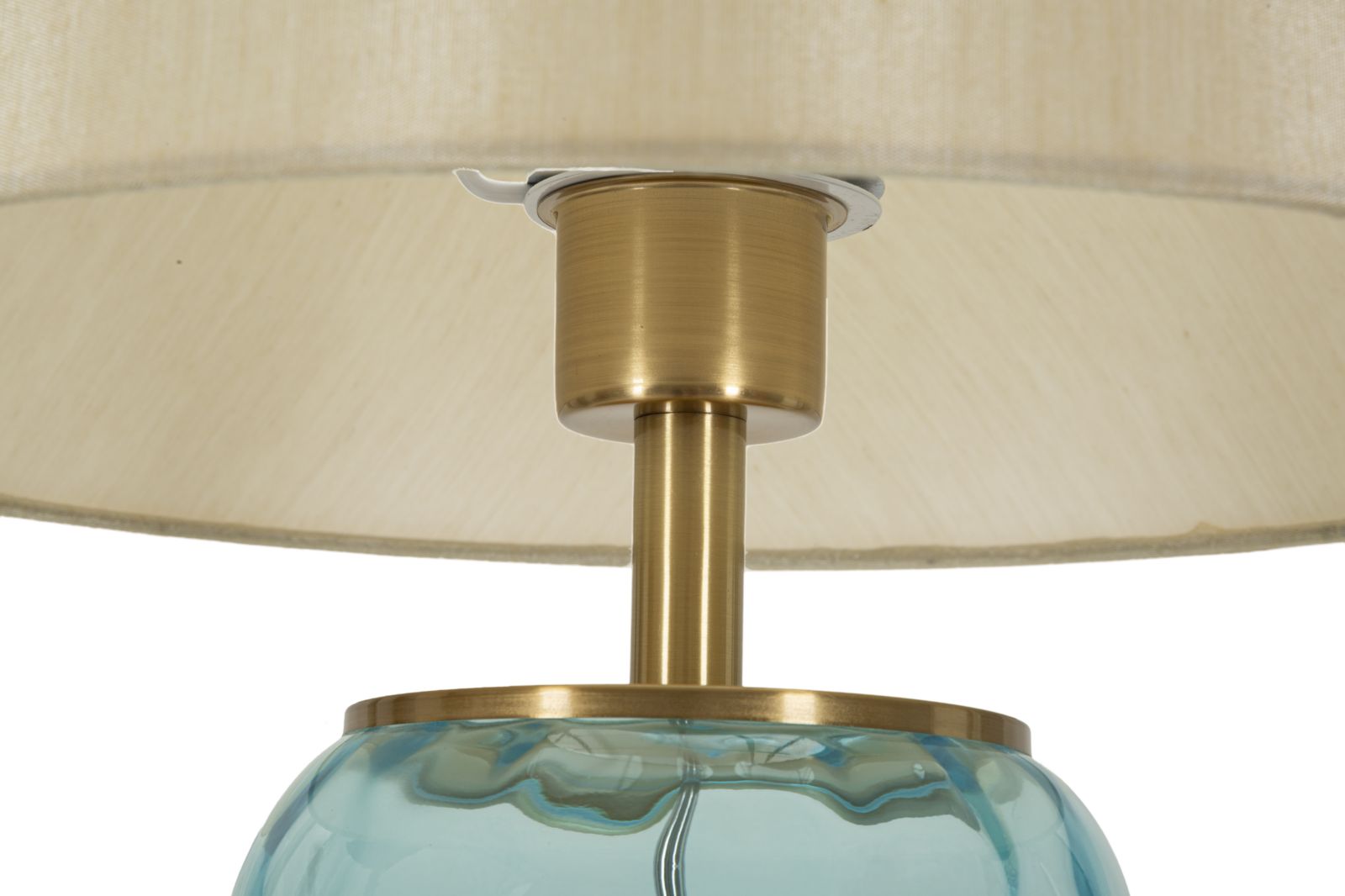 Tafellamp Kleurrijk 73cm glas metaal stof modern design lamp kleurrijk