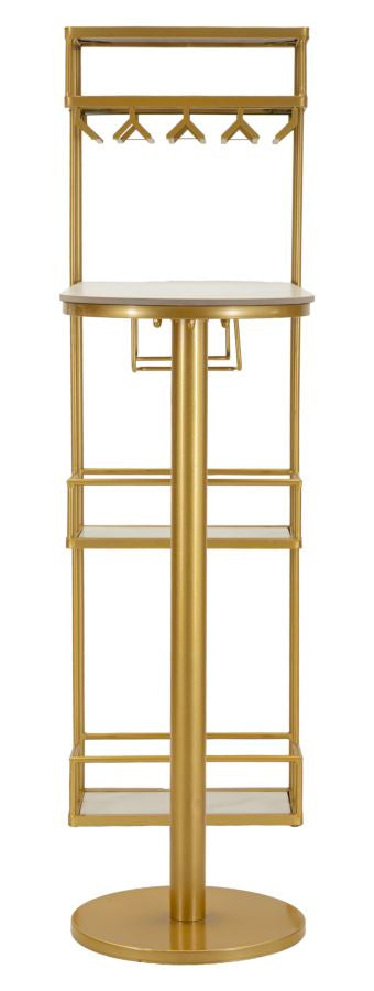 Bar Konsole Theke Luxy Gold Marmor Design