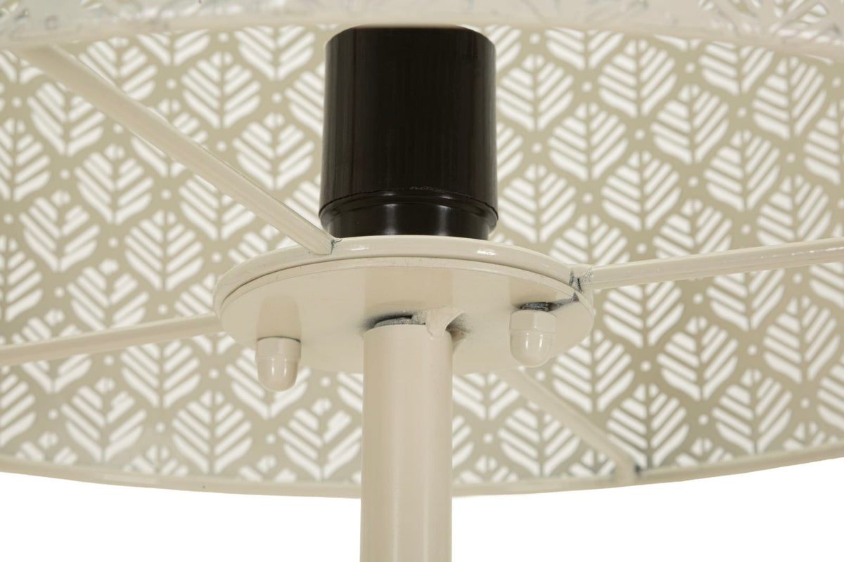 Stehlampe Seoul aus Eisen creme 160 cm