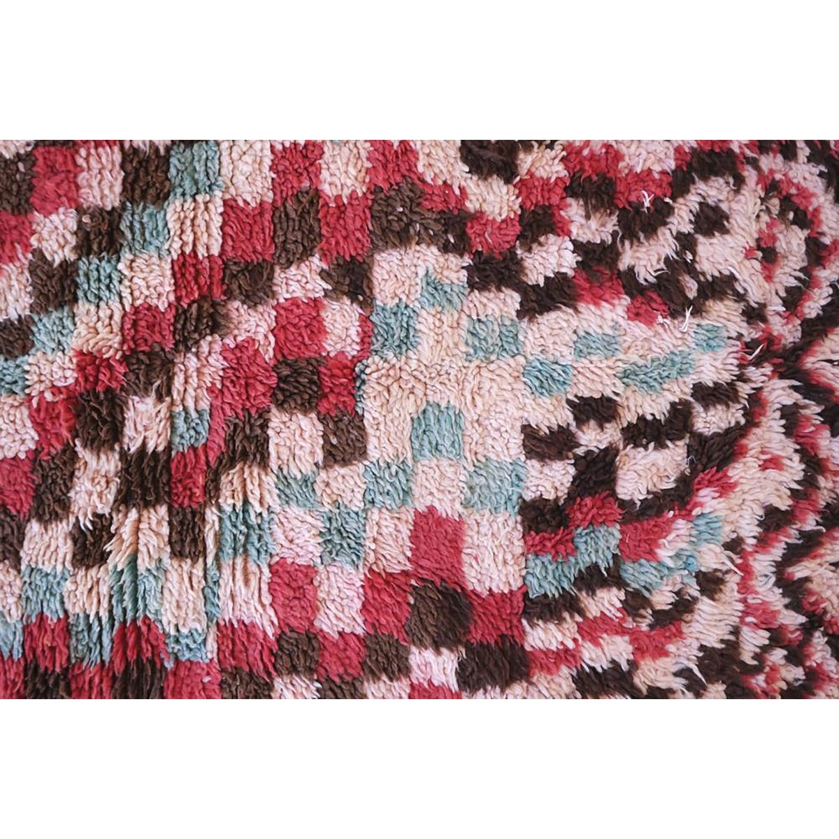 Marokkaner Berber Teppich reiner Wolle 110 x 176 cm