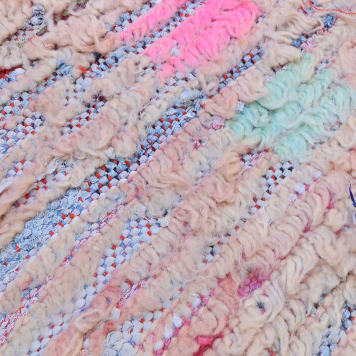 Marokkaans Berber tapijt van zuivere wol 115 x 239 cm