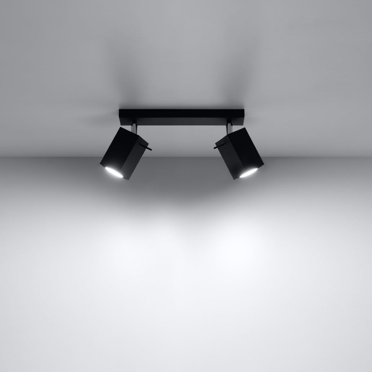 MERIDA 2 plafondlamp zwart